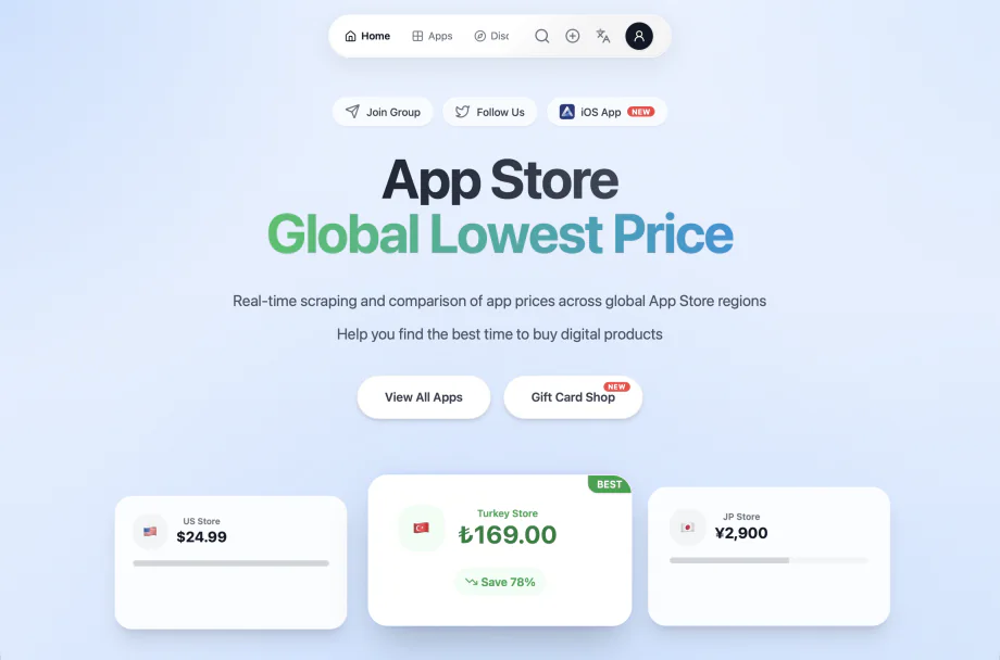 App Store Price project preview