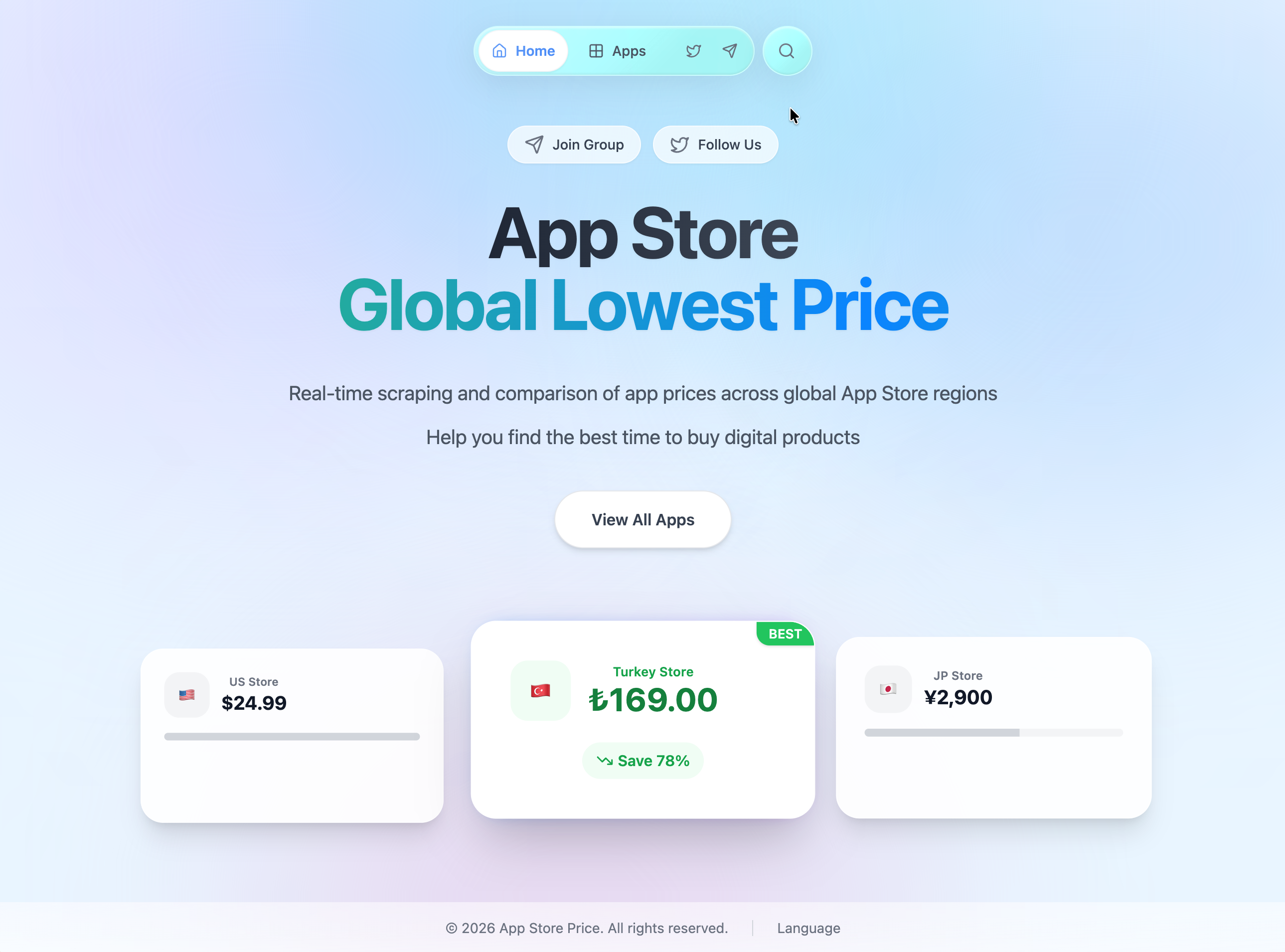 App Store Price project preview